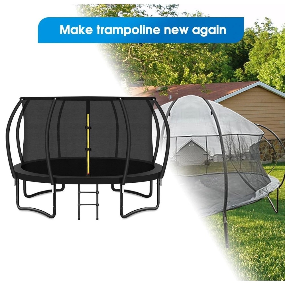 Universal Trampoline Replacement Curved Net Pole, Curved Pole Kit for 10-16ft... - Picture 7 of 7